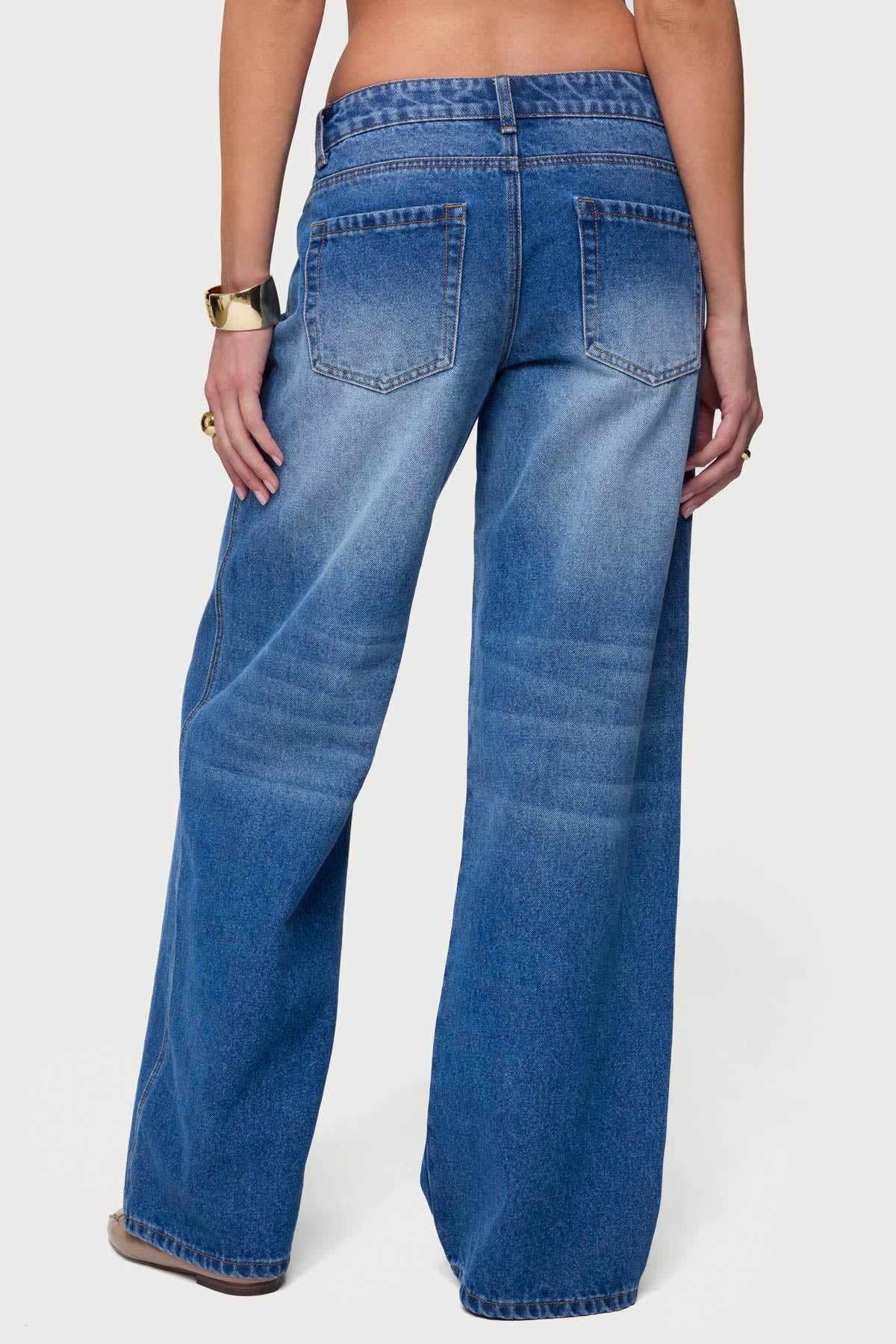 Lauryn Low Rise Baggy Jeans - Image 5