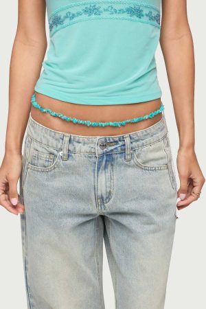 Stone Double Belly Chain
