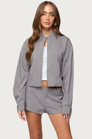 Roshelle High Neck Jacket