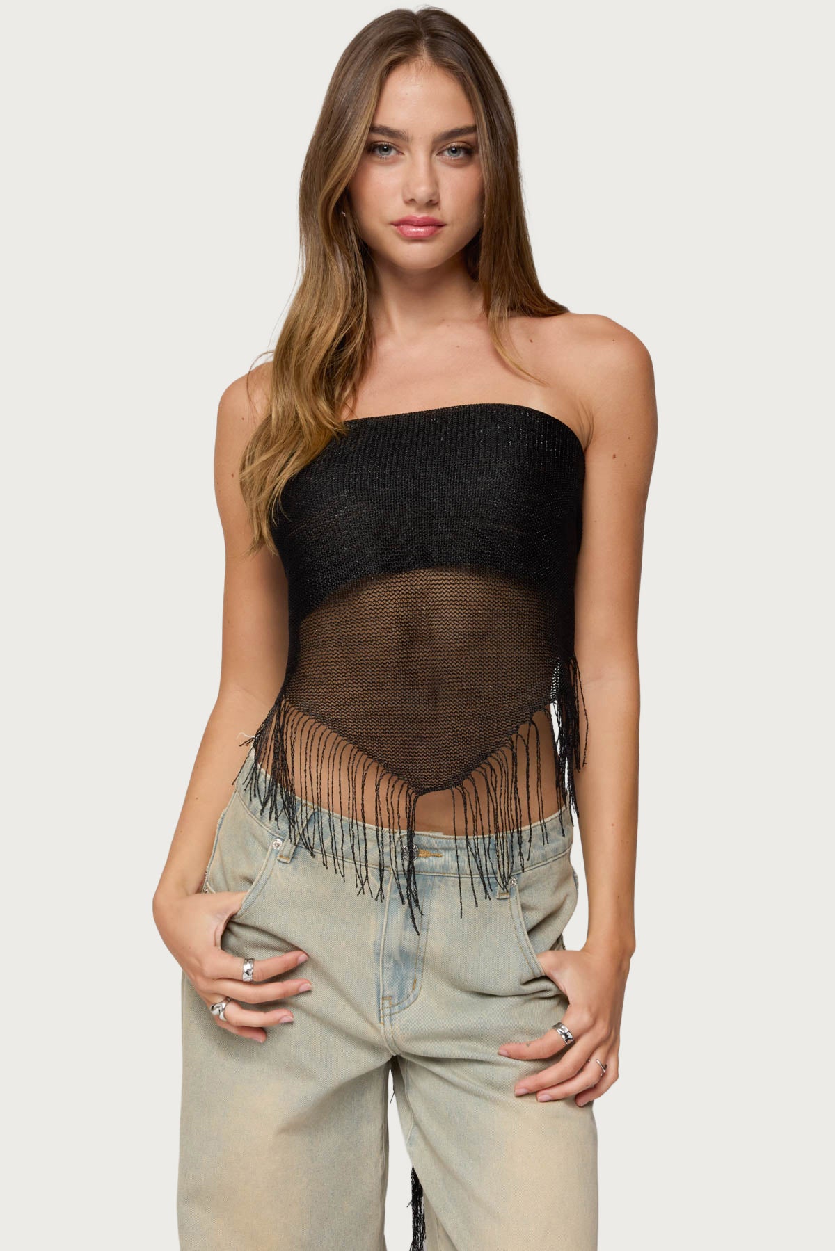 Fringed Waist Scarf - Image 2