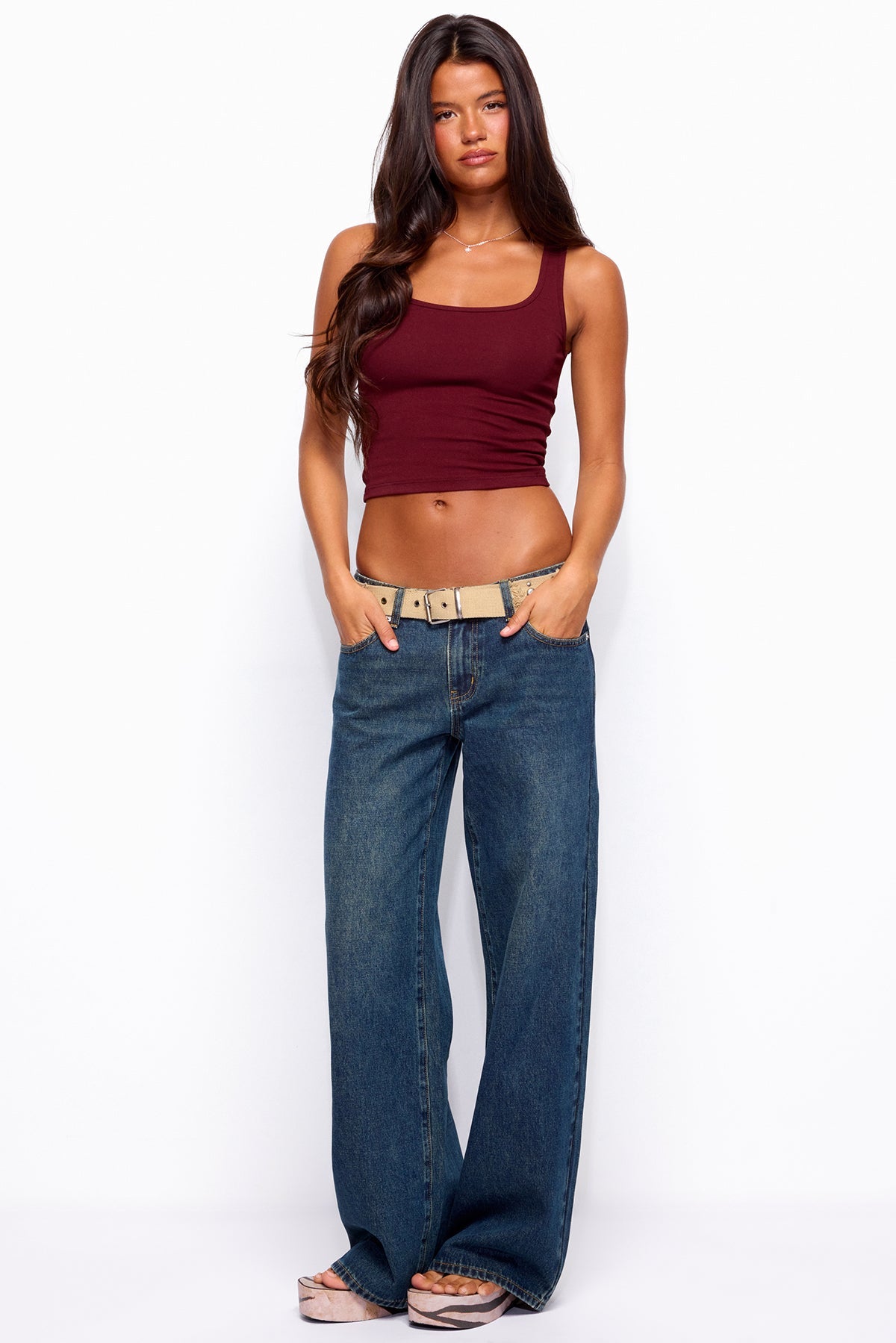 Raelynn Washed Low Rise Baggy Jeans - Image 7