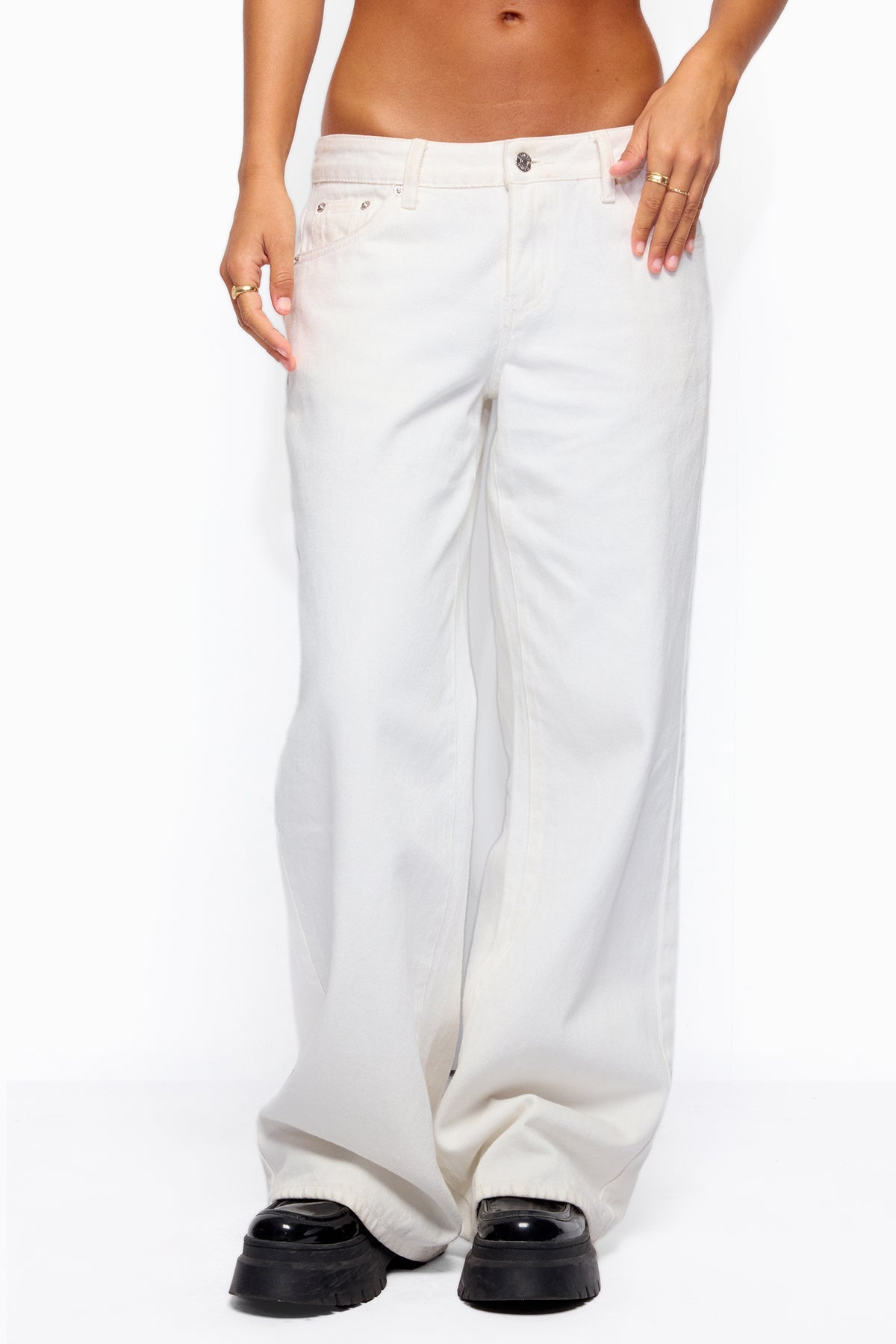 Roman Low Rise Baggy Jeans - Image 3