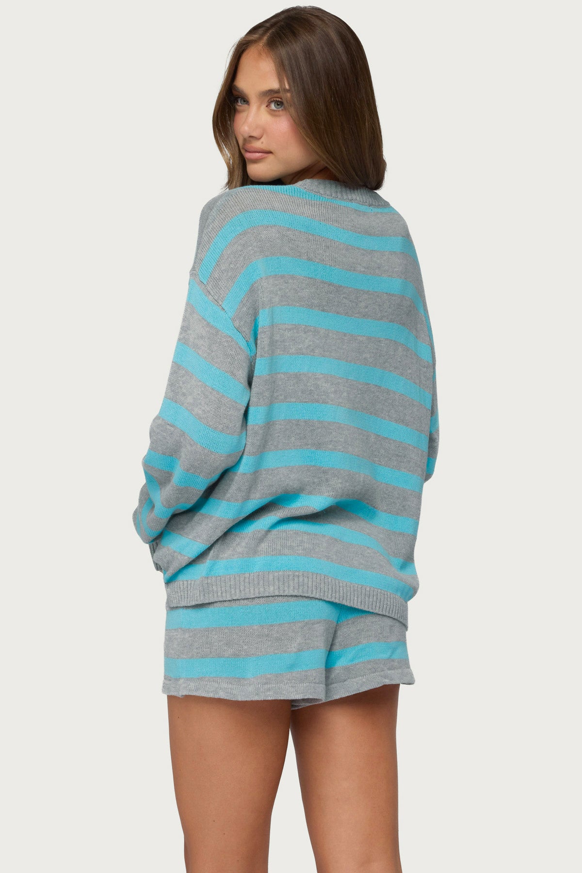 Amaris Oversized Striped Sweater - Image 5