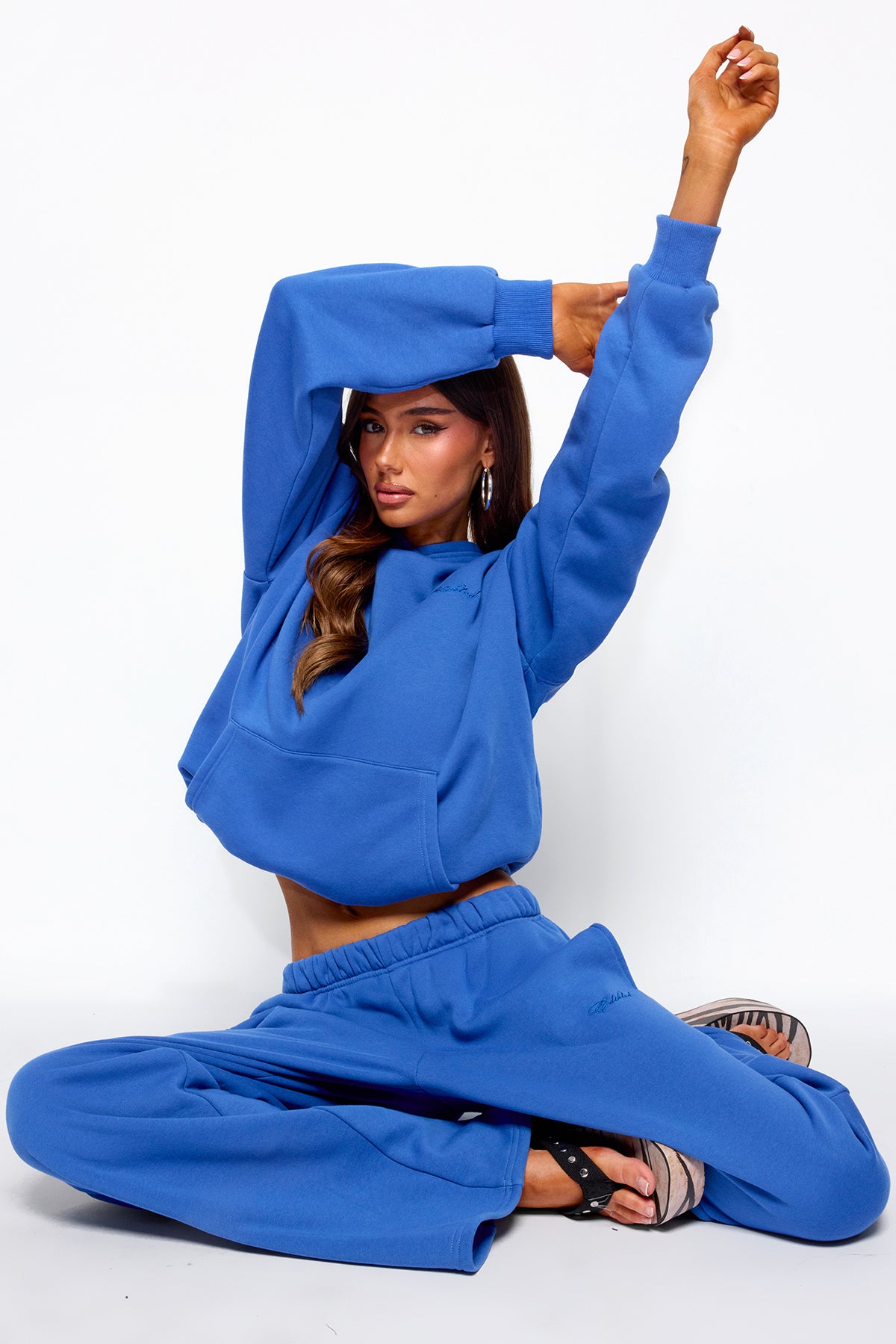 Basic Girl Wide Leg Edikted Sweatpants - Image 3
