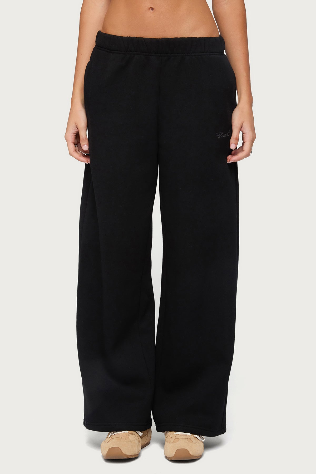 Basic Girl Wide Leg Edikted Sweatpants - Image 2