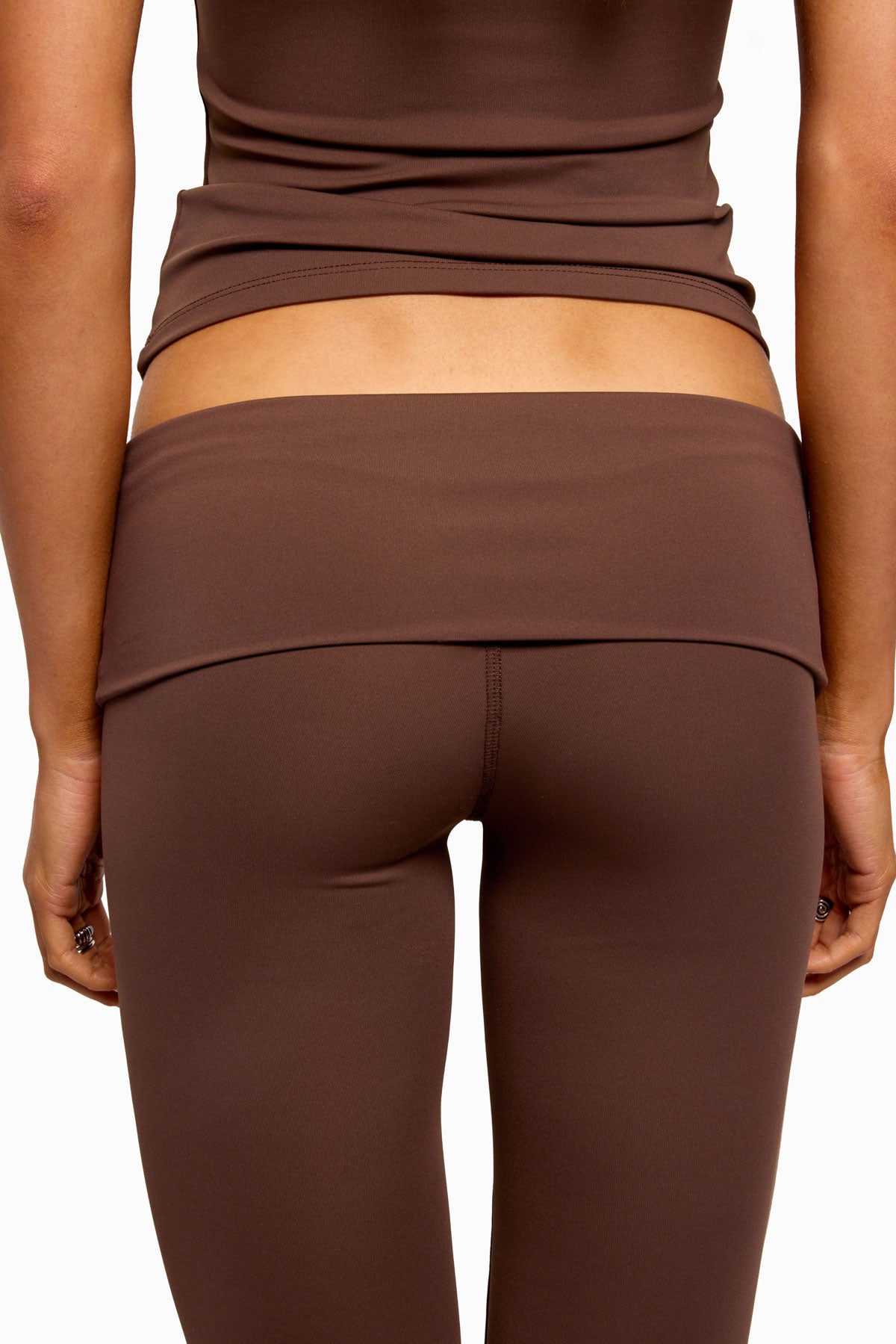 Oriane Foldover Flared Leggings - Image 5