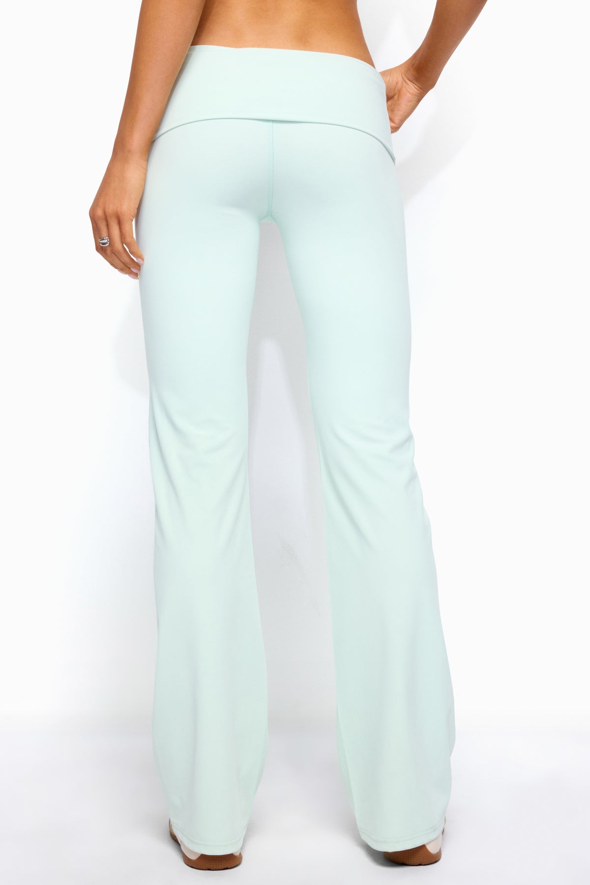 Oriane Foldover Flared Leggings - Image 4