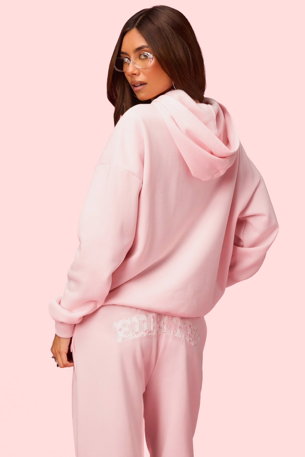 Edikted Hearts Barbie™ Oversized Hoodie - Image 5