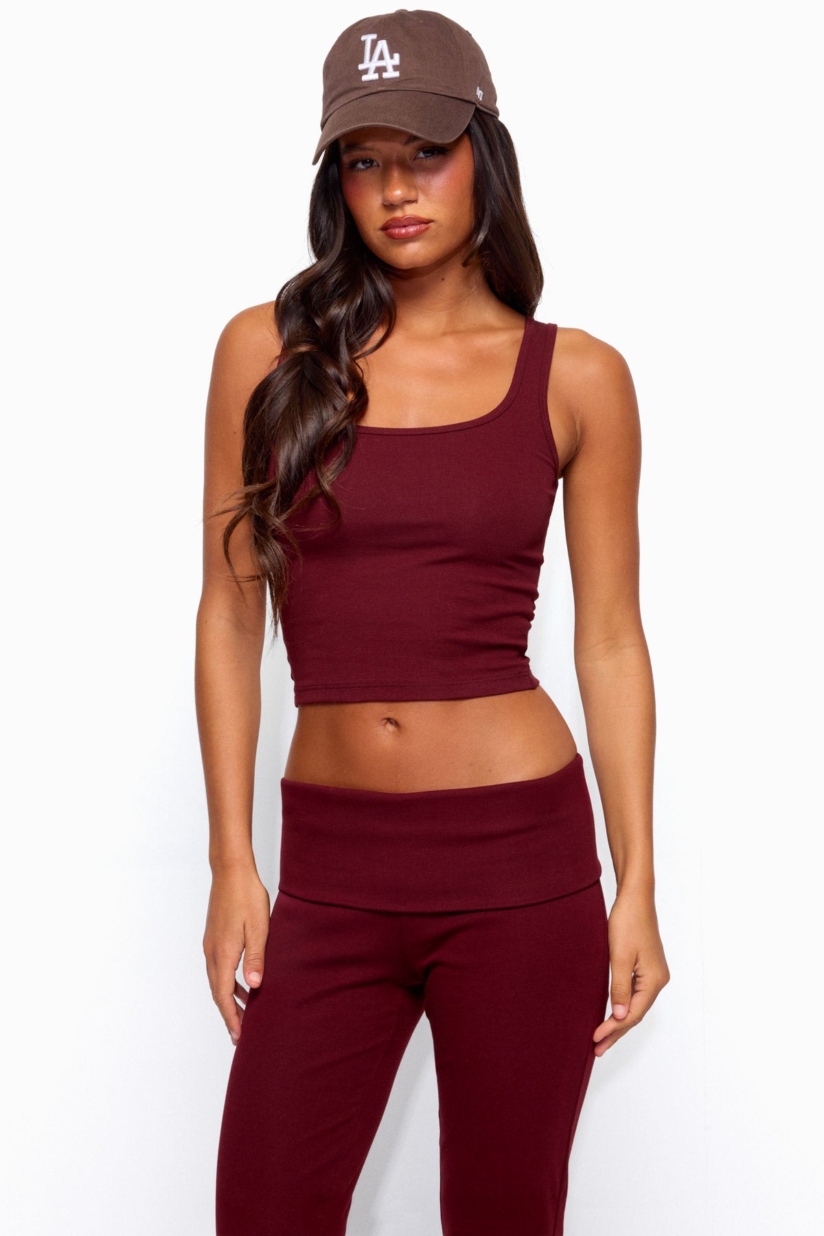 Linda Ribbed Scoop Neck Tank Top - Image 4