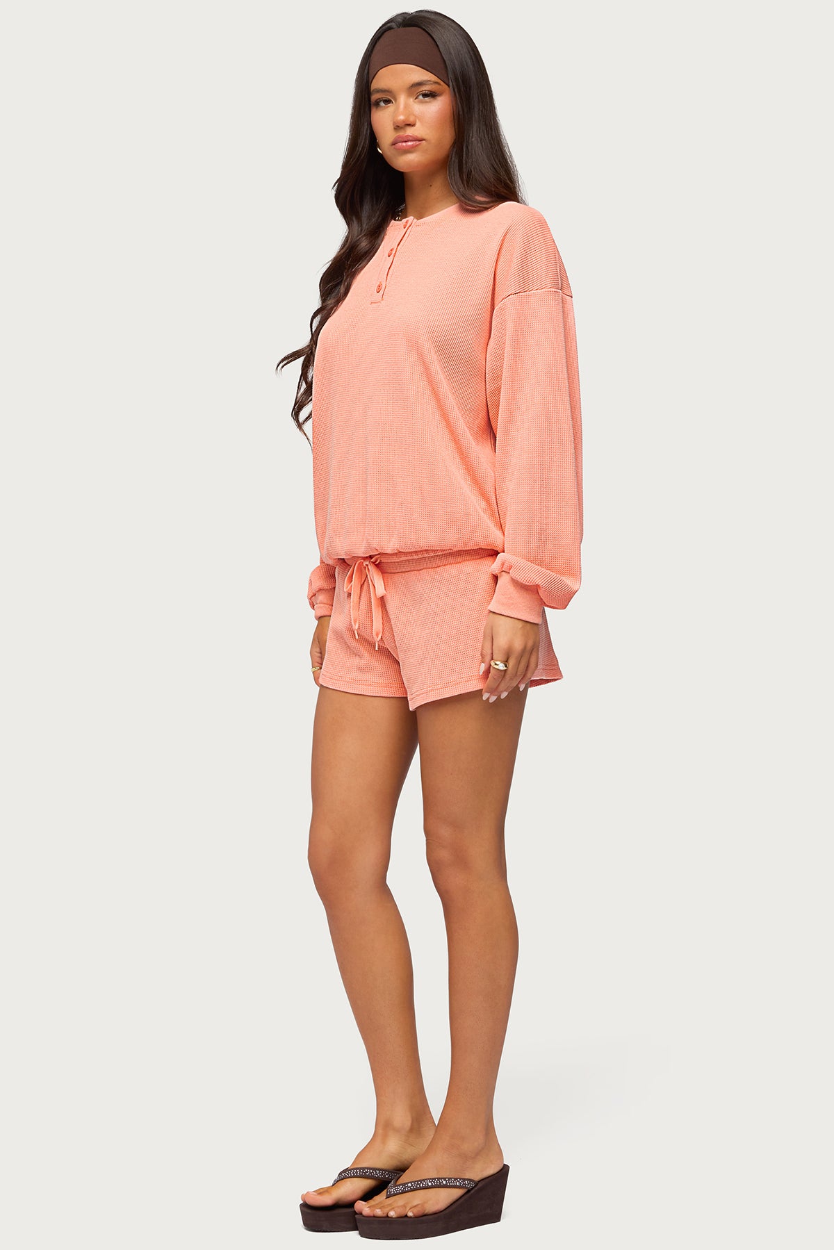 Baila Waffle Shorts - Image 3