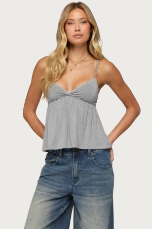 Belen Lacey Babydoll Top