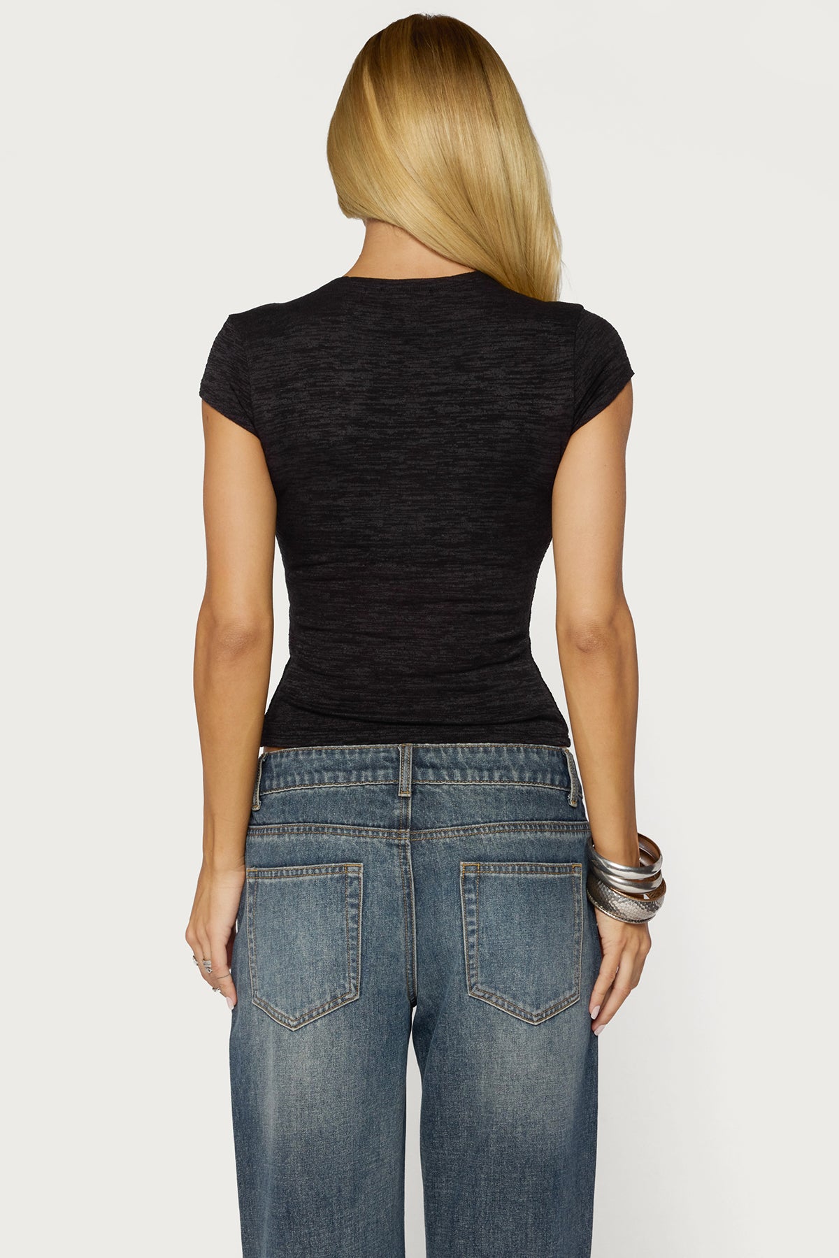 Swapna Asymmetric Button Up Top - Image 5