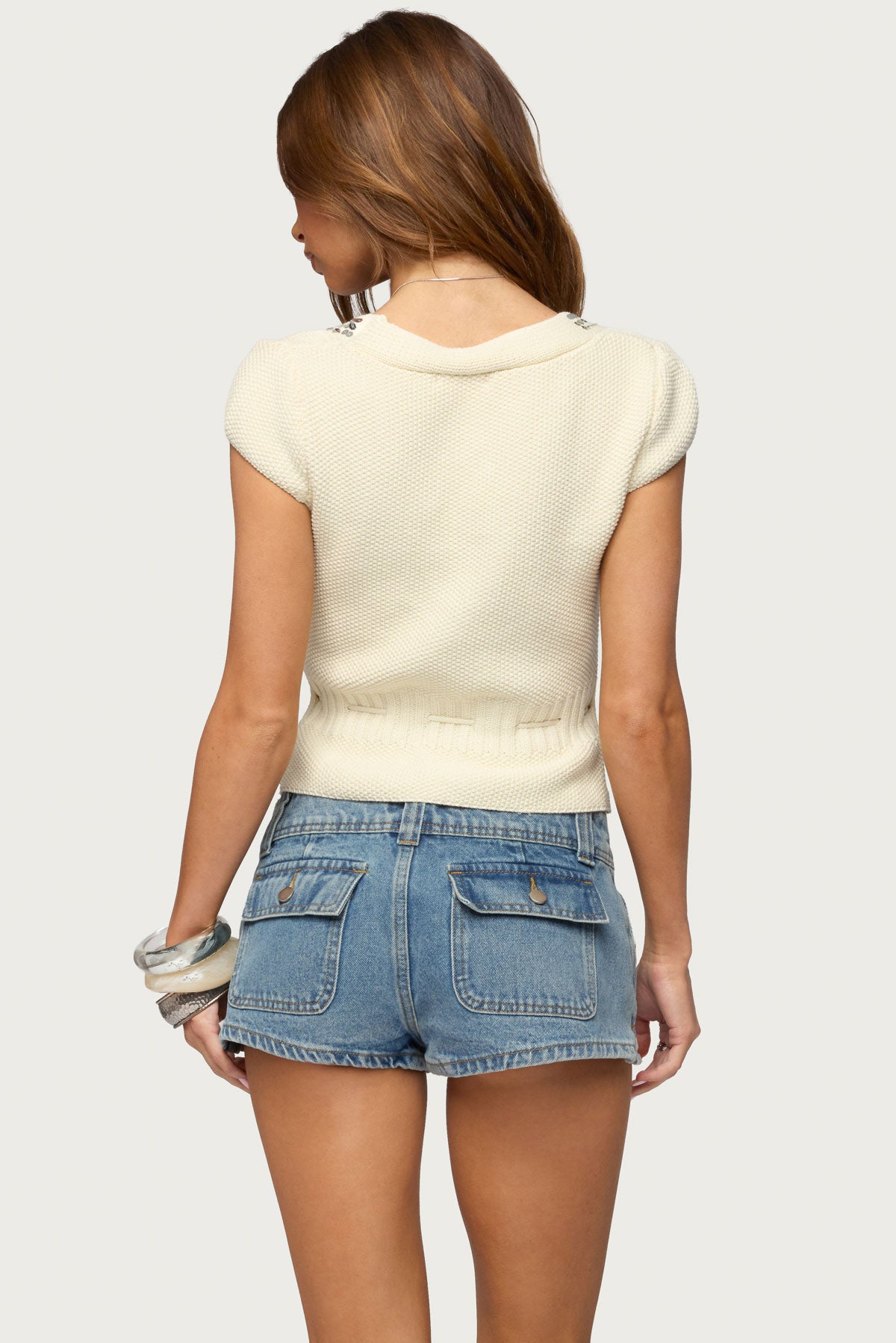 Cate Sequin Knit Top - Image 6