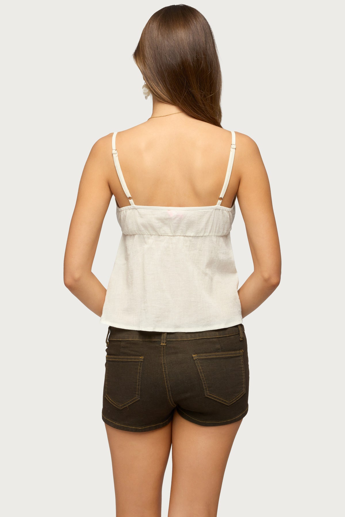 Stellana Babydoll Cotton Tank Top - Image 5