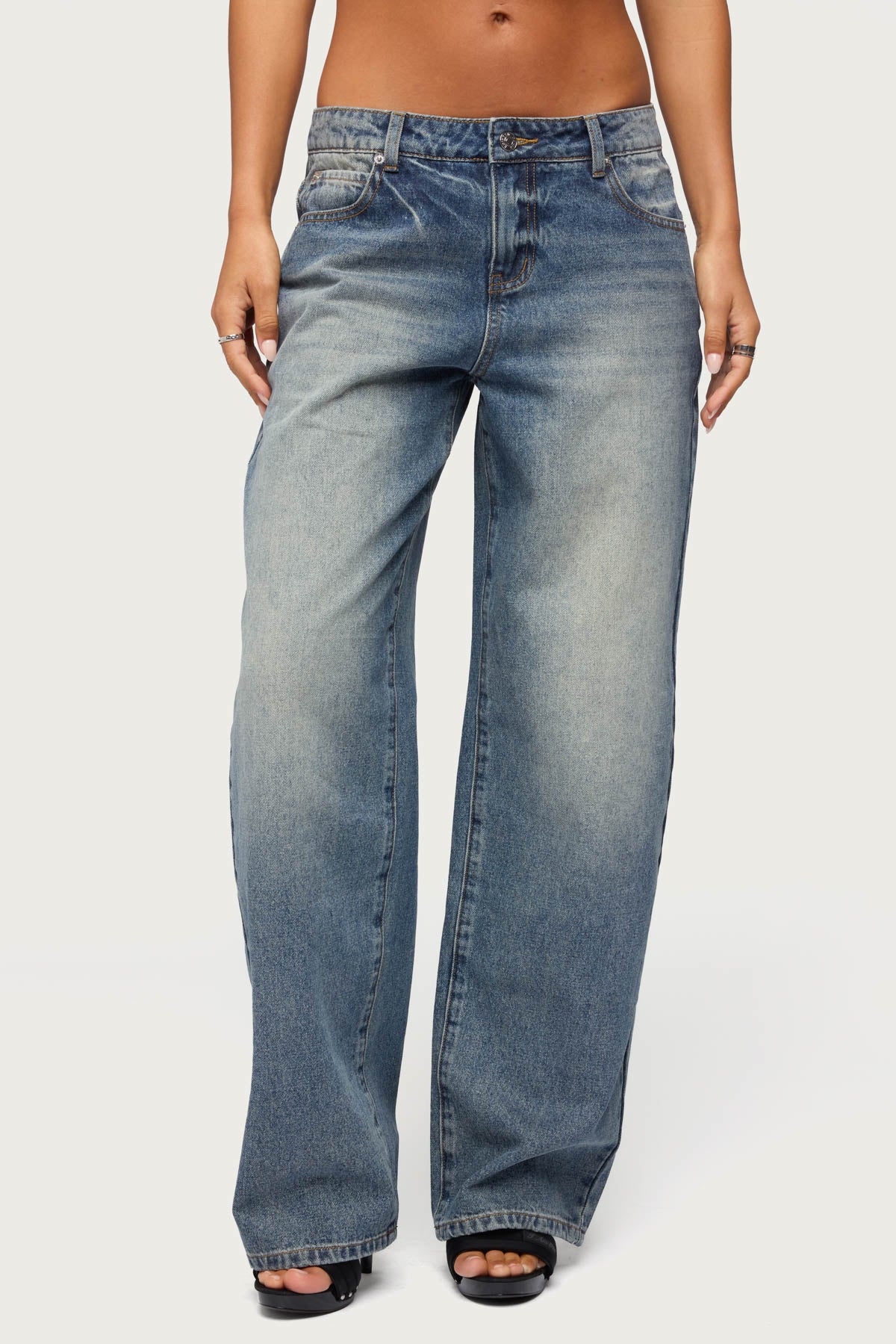 Heidie Low Rise Baggy Jeans - Image 2
