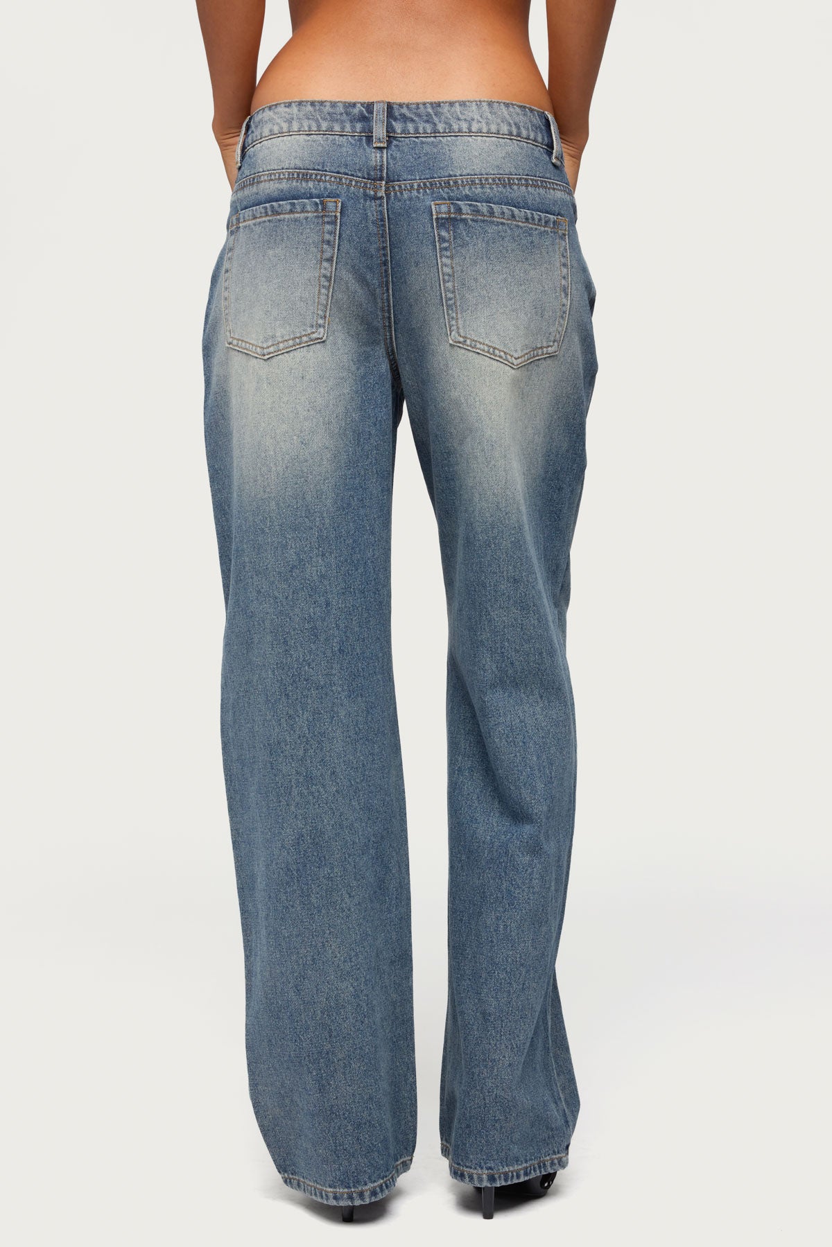 Heidie Low Rise Baggy Jeans - Image 5