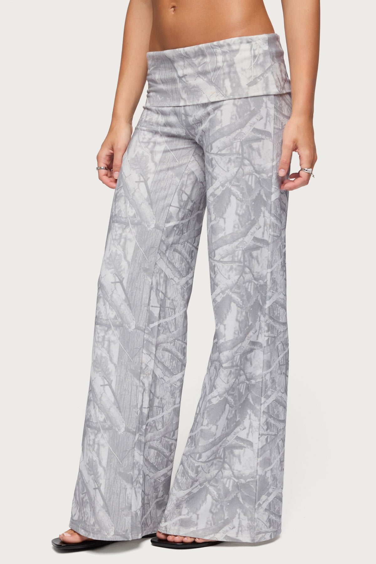 Cammy Wide Leg Foldover Pants - Image 3