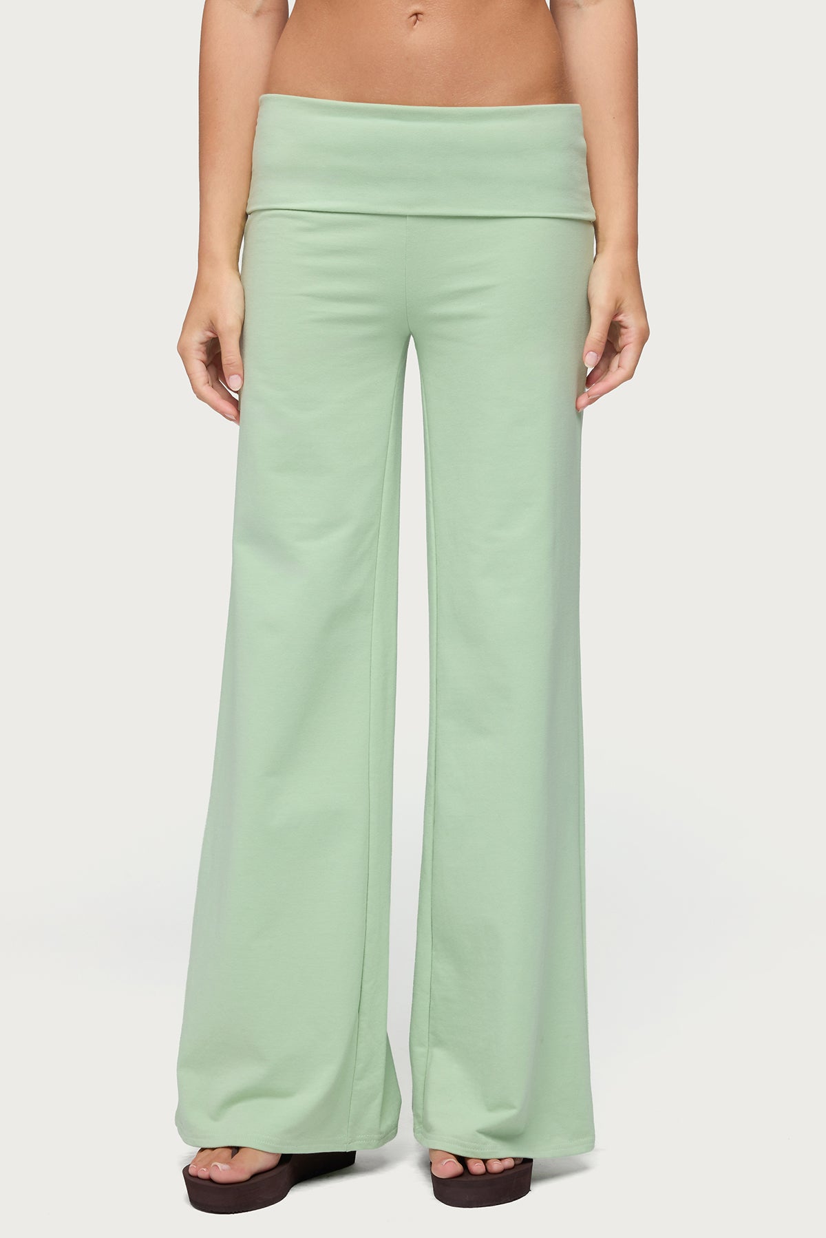 Cammy Wide Leg Foldover Pants - Image 2