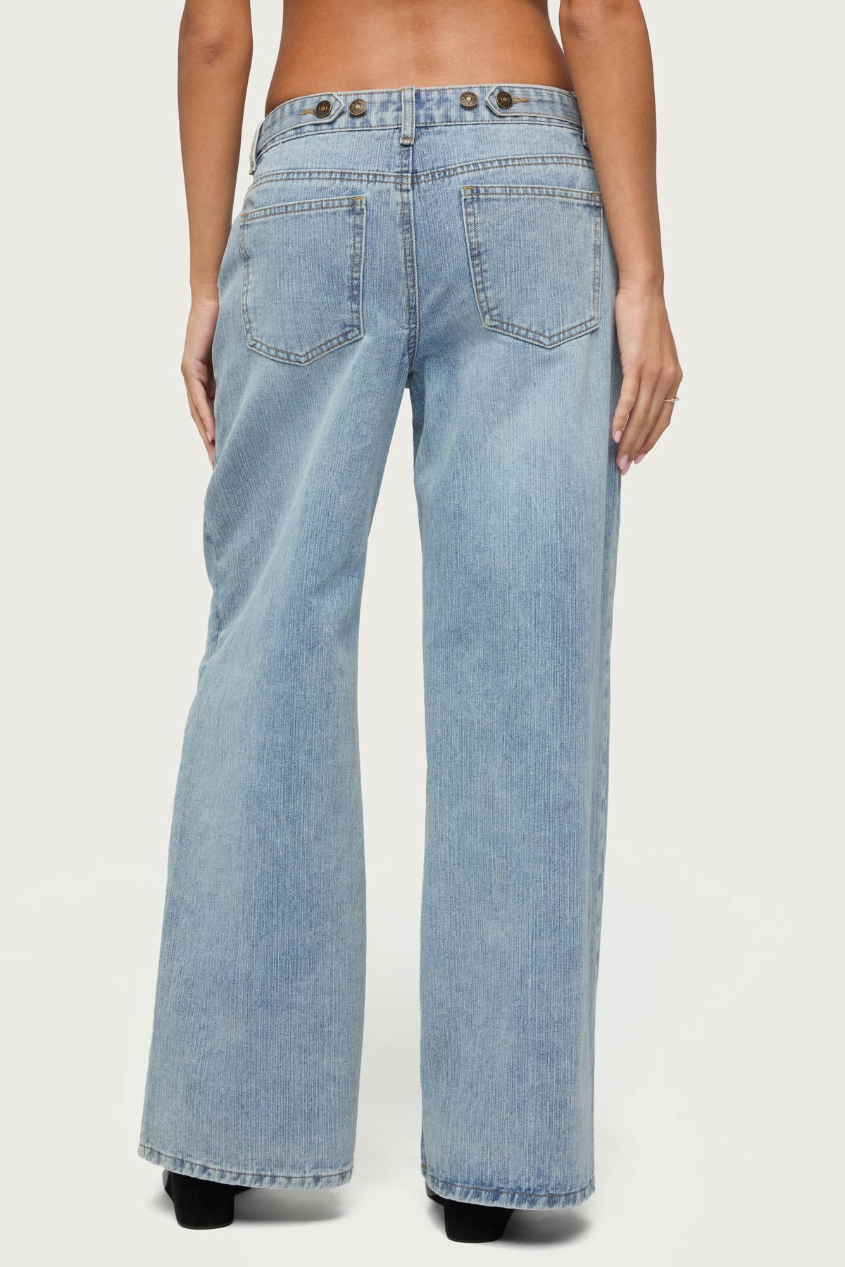 Darynne Low Rise Baggy Jeans - Image 4