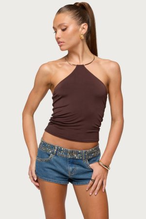 Libie Chain Halter Top