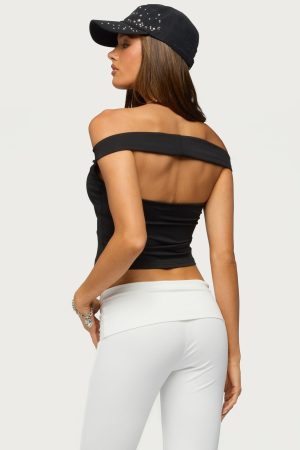 Xavier Off Shoulder Cutout Top
