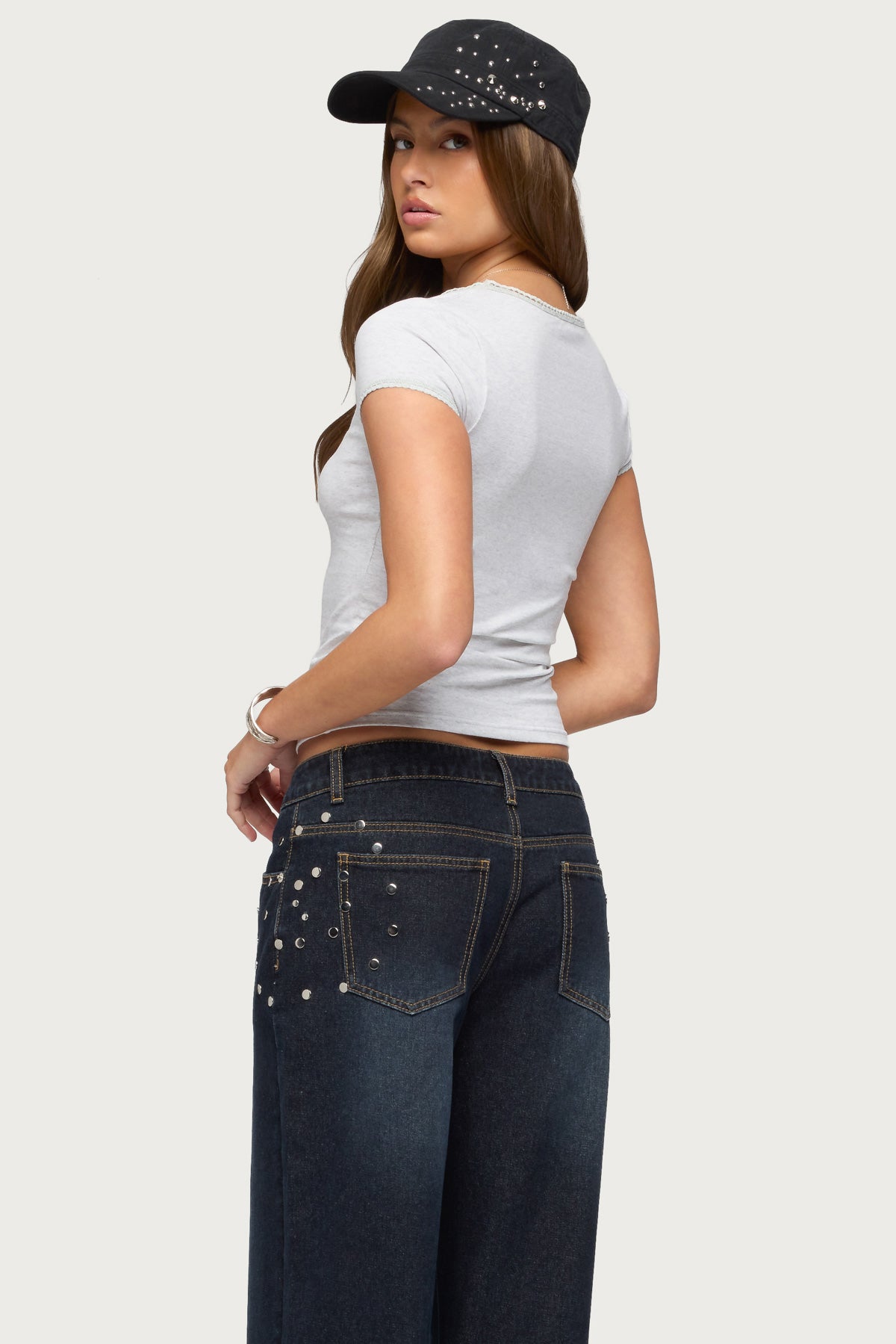 Balor Lace Up V Neck T Shirt - Image 5