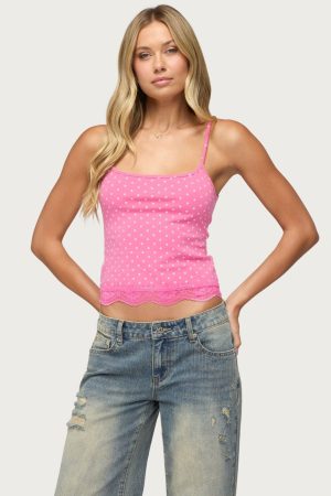 Lyle Lacey Polka Dot Top