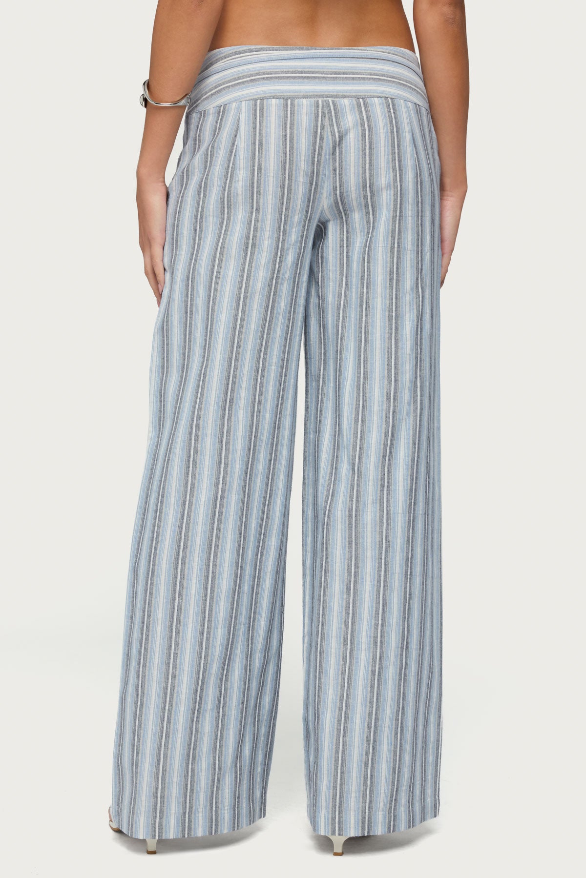 Chera Striped Wide Leg Pants - Image 4
