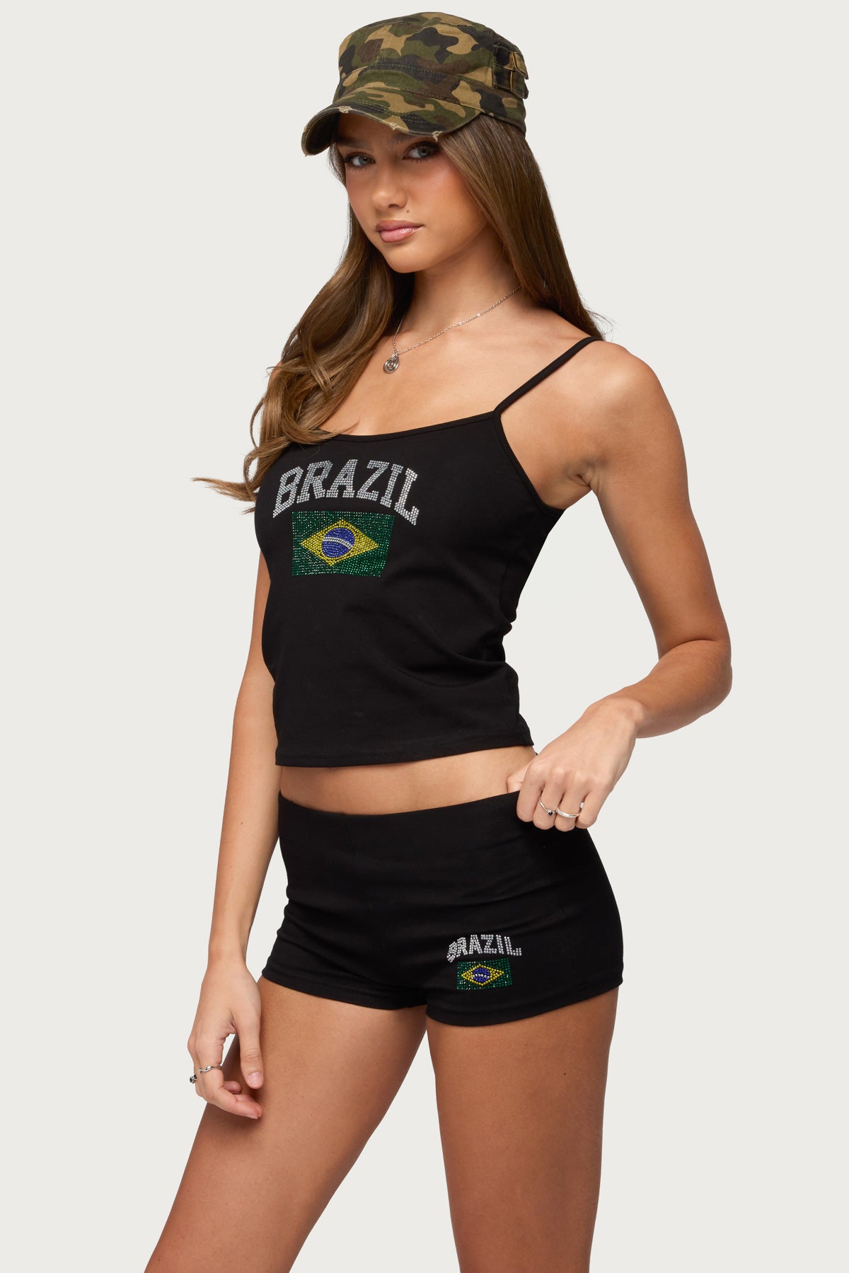 Brazil Rhinestone Tank Top - Image 4