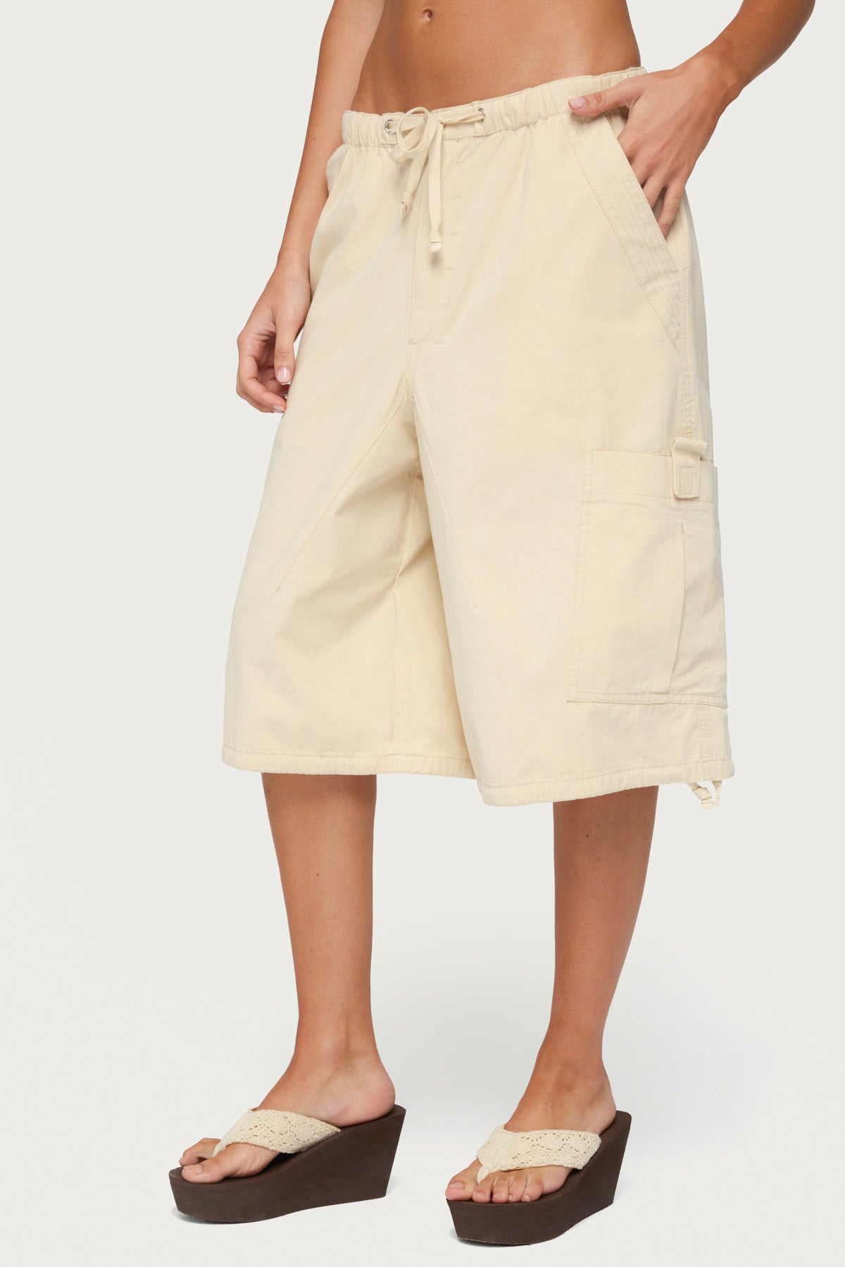 Azul Oversized Cargo Bermuda Shorts - Image 3