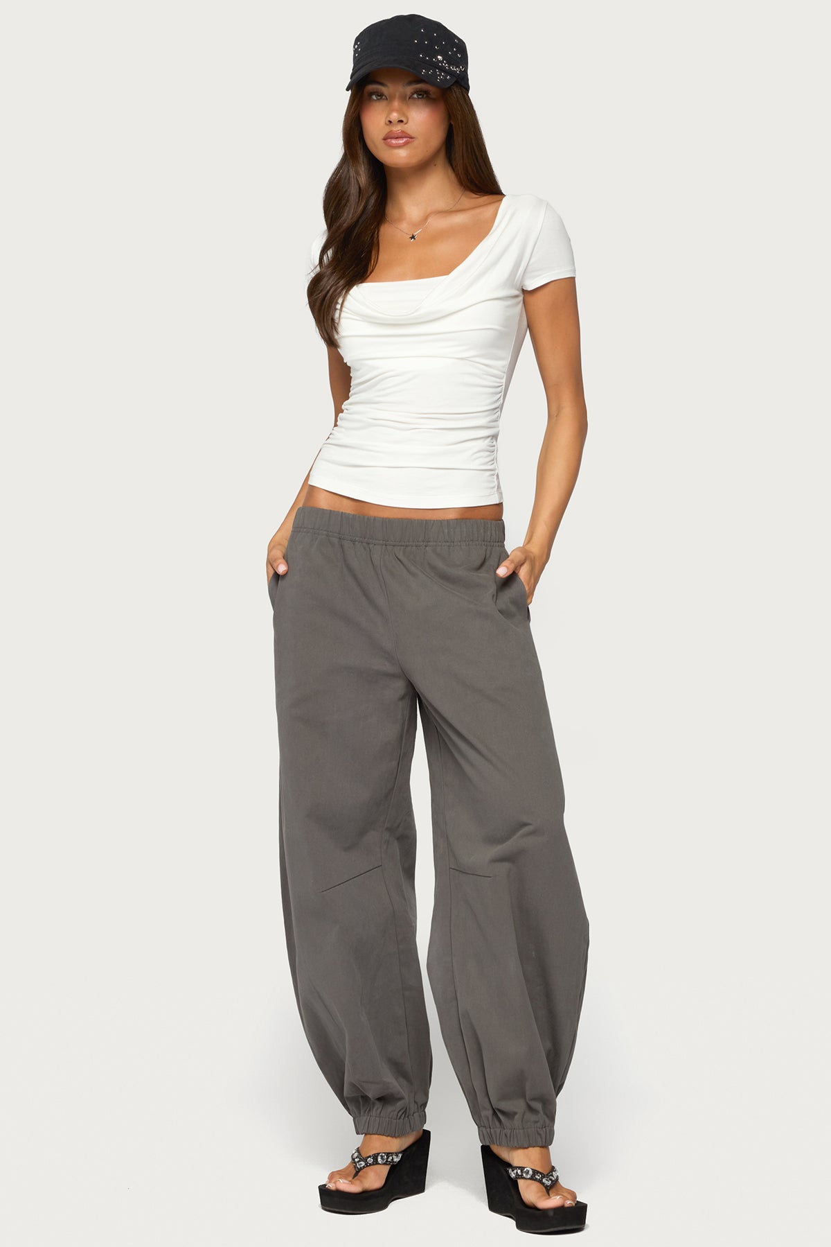 Hayli Cotton Parachute Pants - Image 5