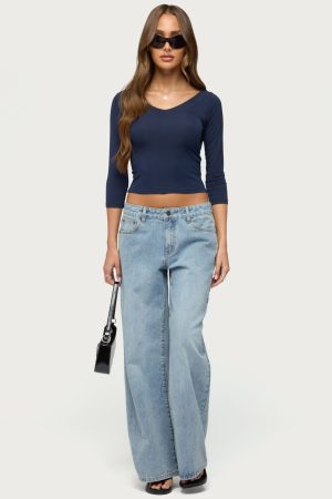 Darynne Low Rise Baggy Jeans