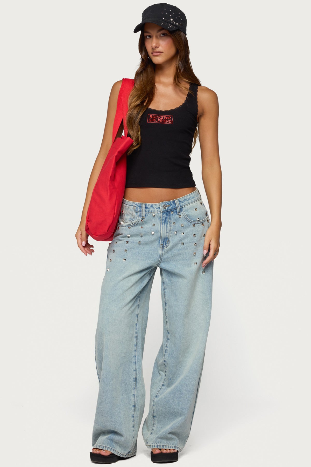Rockstar Girlfriend Lacey Tank Top - Image 2
