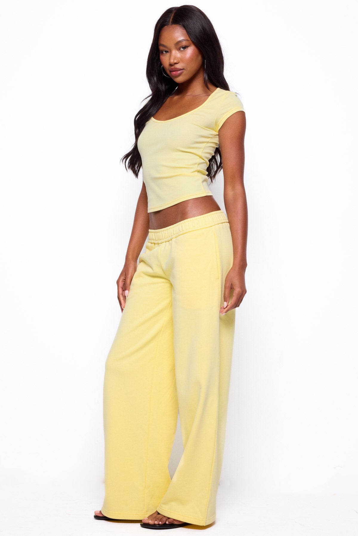 Chari Ribbed Scoop Neck T Shirt - Image 6