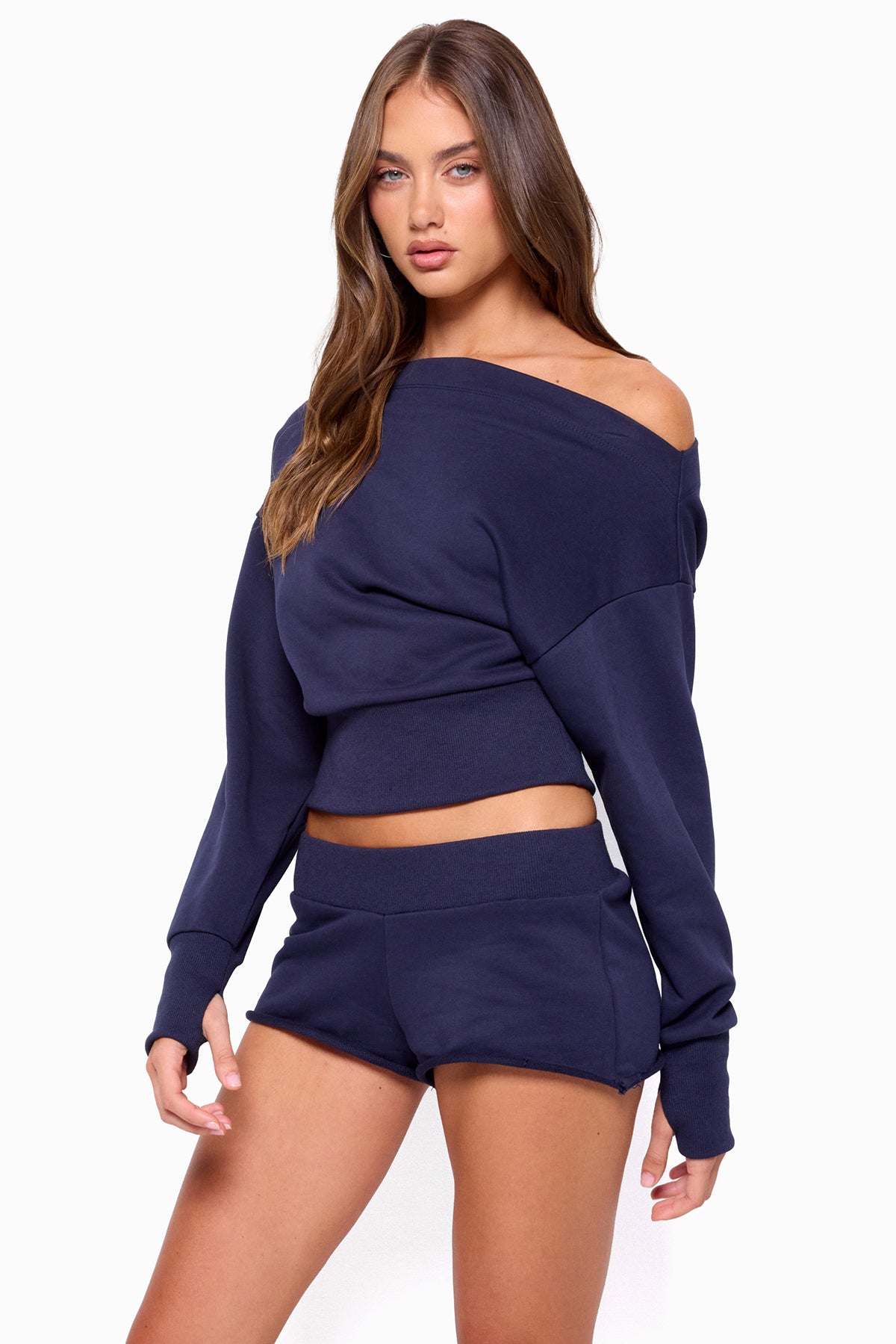 Hennie Off Shoulder Sweatshirt - Image 4