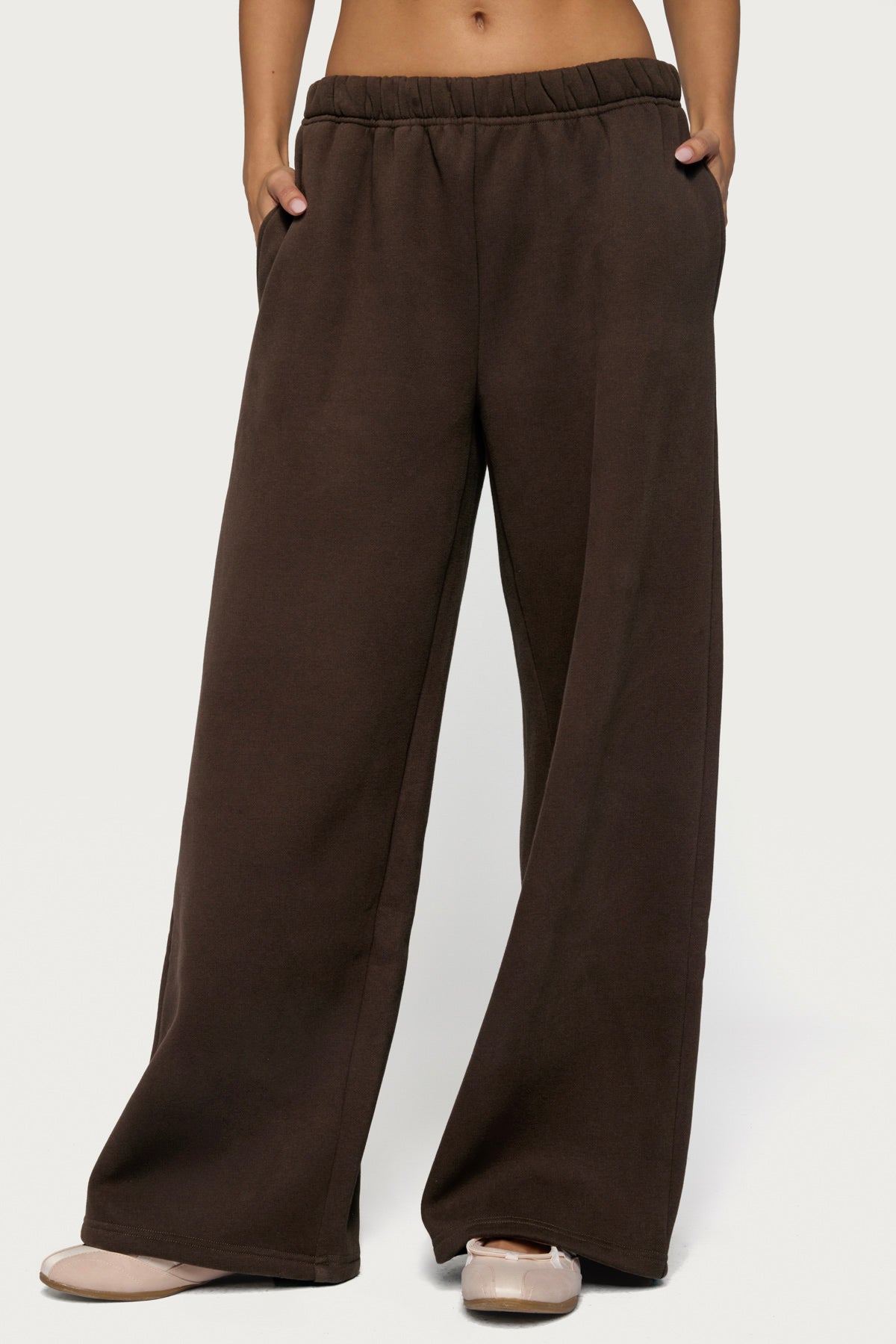 Edikted Glow Rhinestone Sweatpants - Image 4