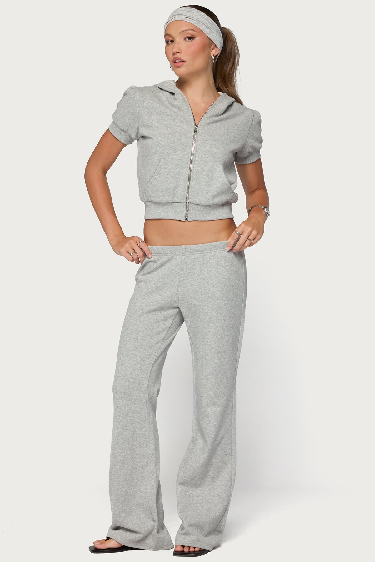 Rachel Short Sleeve Hooded Top - Image 5