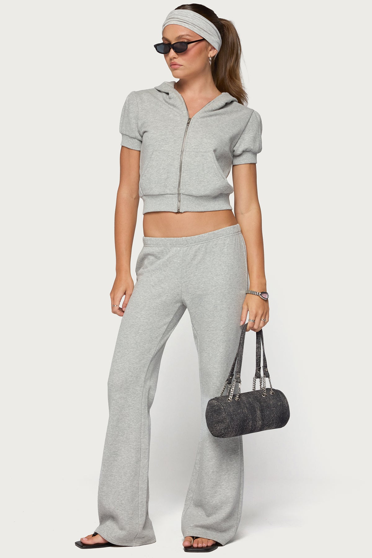 Rachel Short Sleeve Hooded Top - Image 2