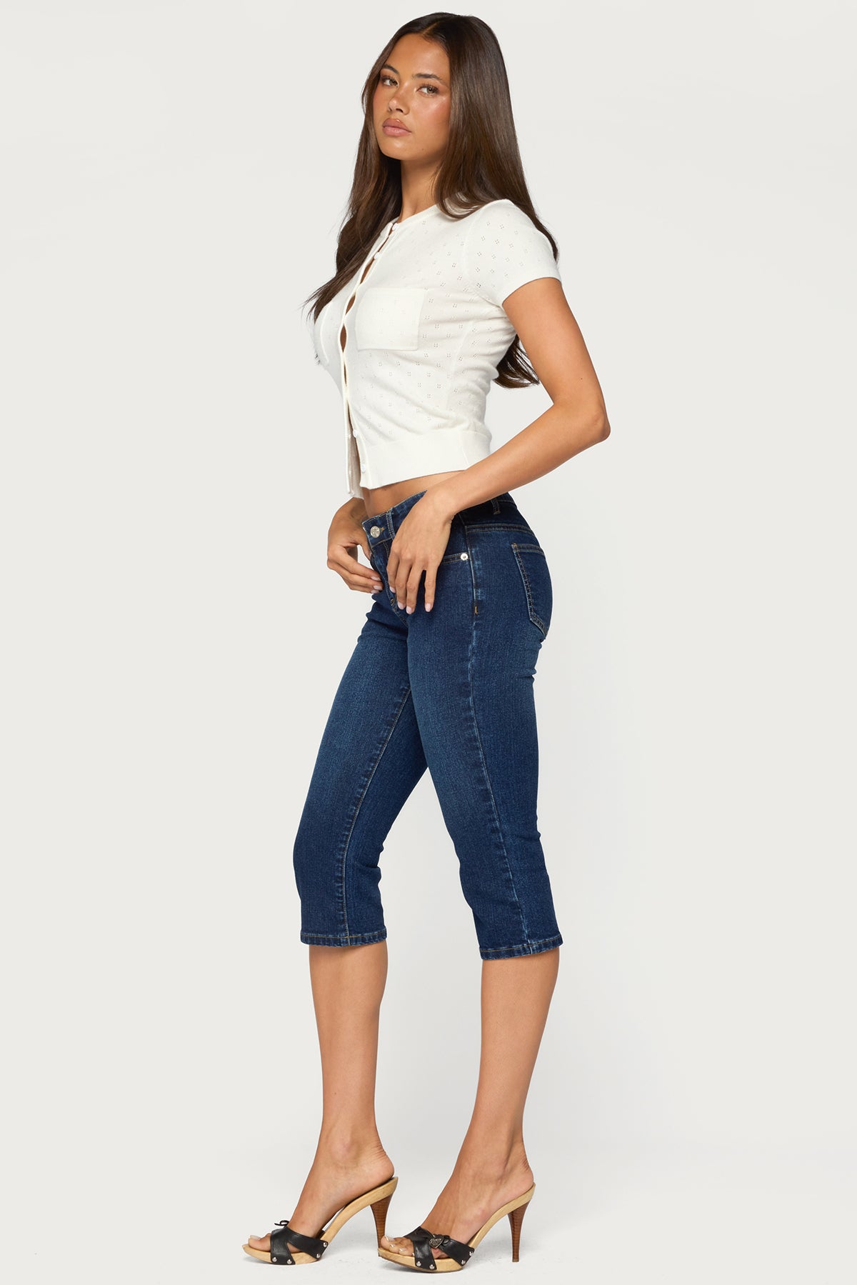 Kiyomi Knit Button Up Top - Image 4
