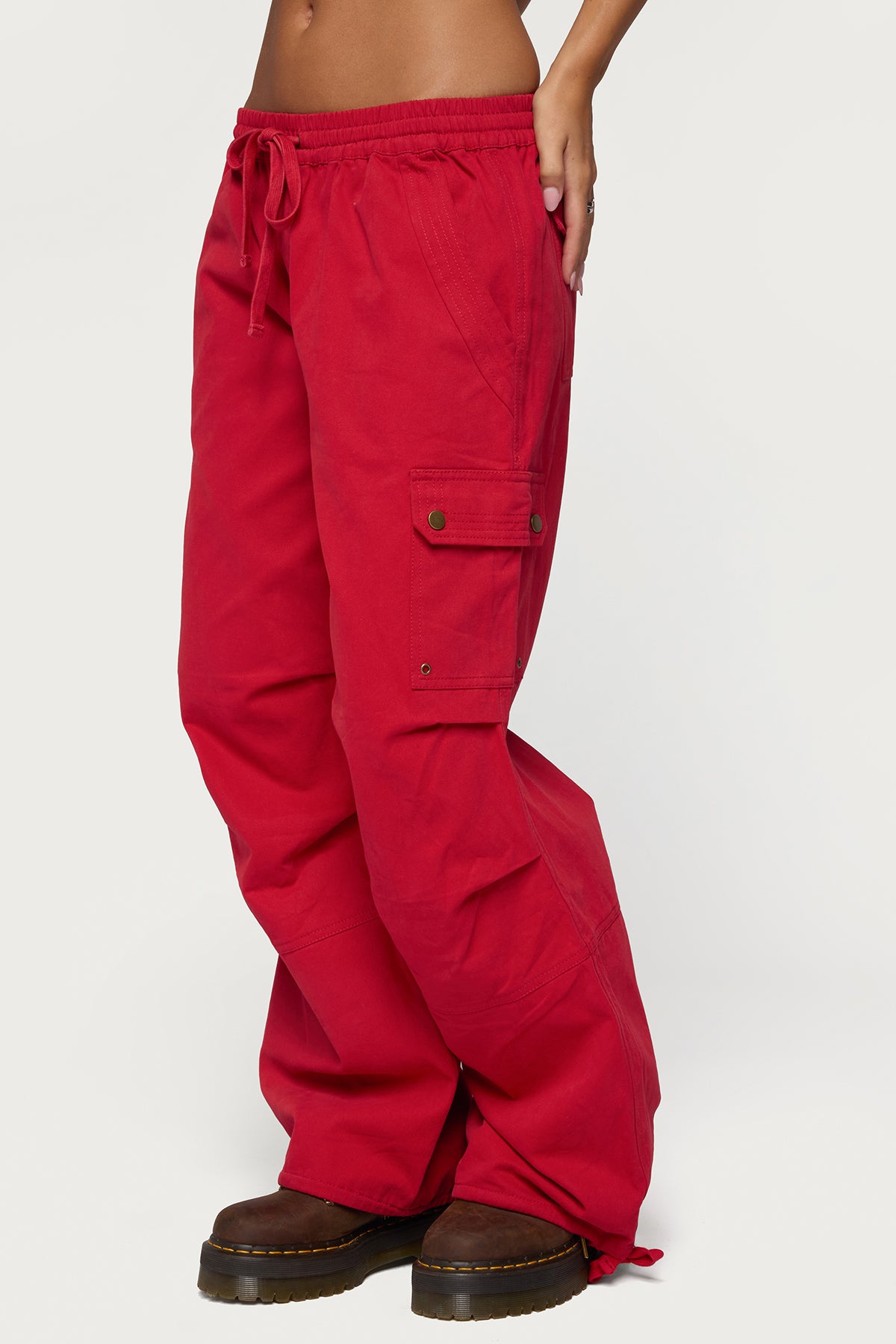 Paskal Twill Baggy Parachute Pants - Image 3